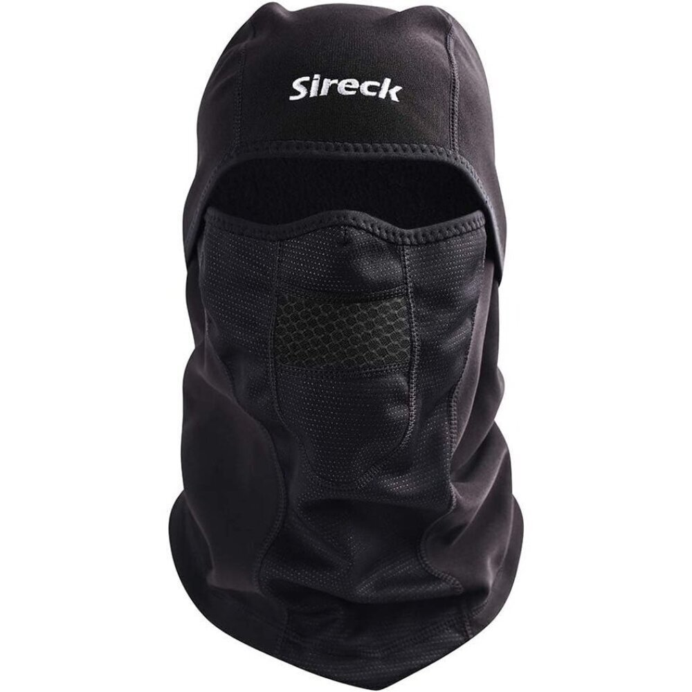 Men Black Thermal Fleece Balaclava Windproof & Water-Resistant Mask